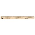 Westcott® Flat style ruler, metric only - plain edge - 30cm